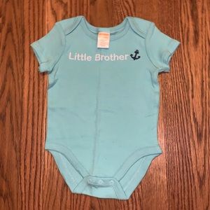 Gymboree Little Brother Onesie